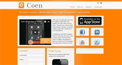 Desktop Screenshot of coenapps.com